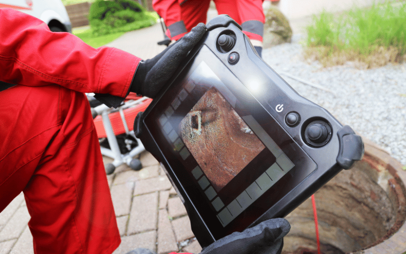 Caméra d'inspection vidéo dans une canalisation à Créteil